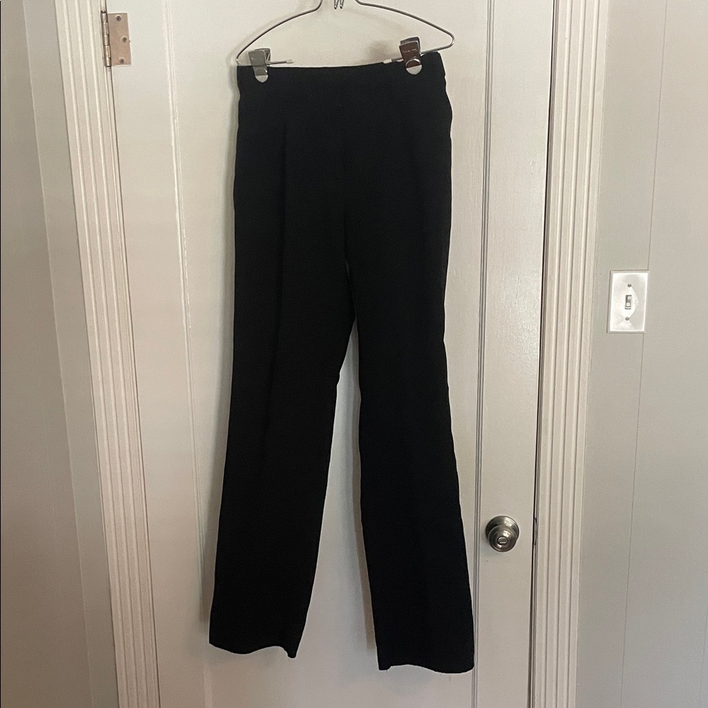Elegant Black Wide Leg Women's Pants